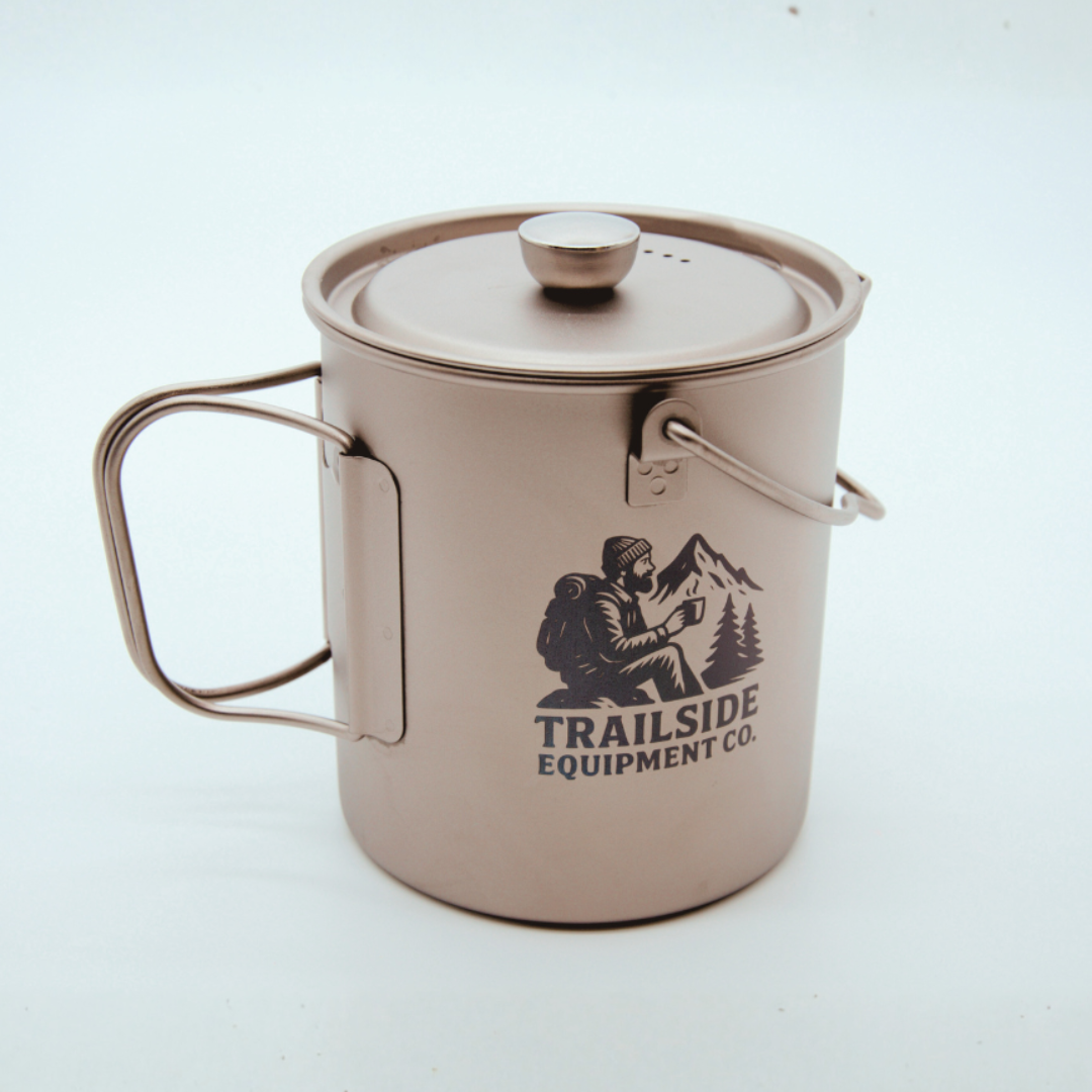 Cafetière/cafetière à piston Trailside en titane (750 ml)