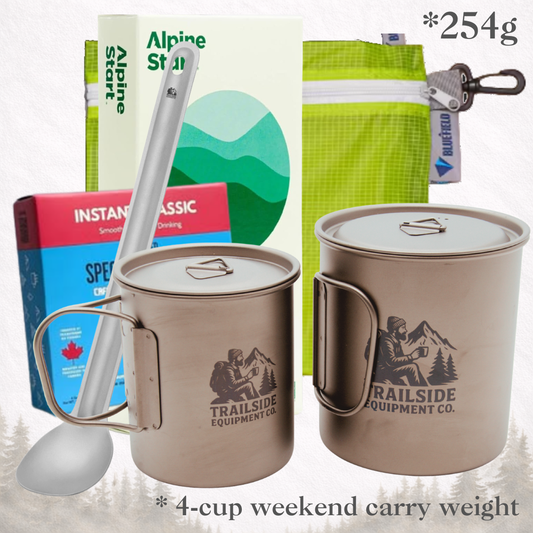 Titanium Instant Brew & Cook Kit - 450ml Cup + 750ml Pot